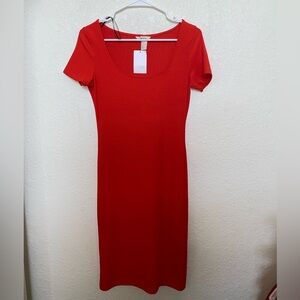 H&M Red midi dress!